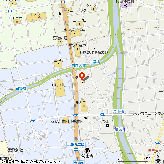 タイヤ館飯塚付近の地図